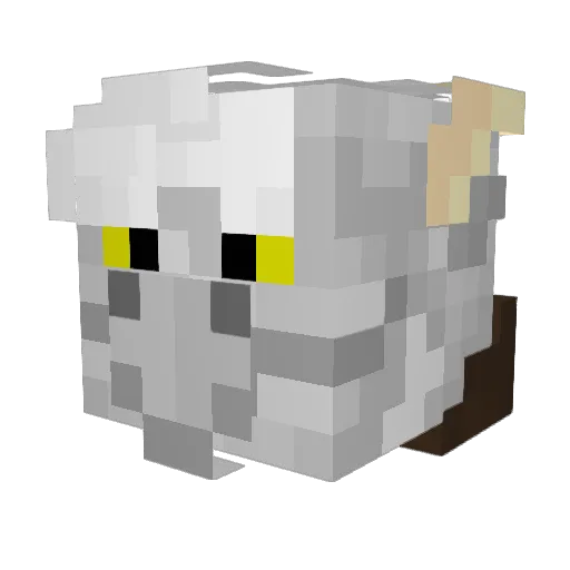 dyagoman Minecraft avatar head, 3D render