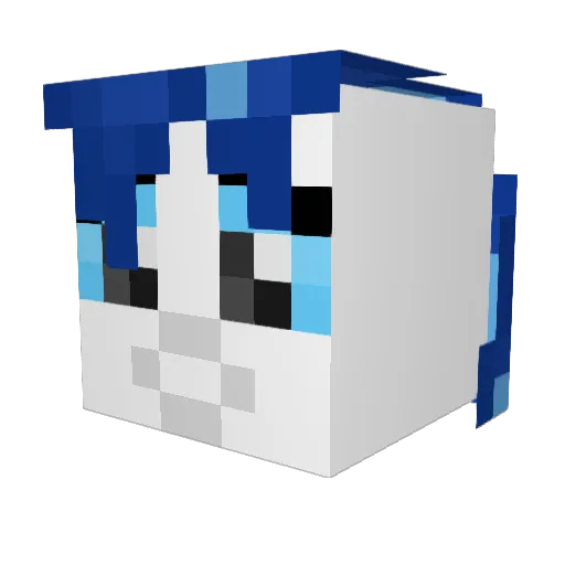 dyaizon Minecraft avatar head, 3D render