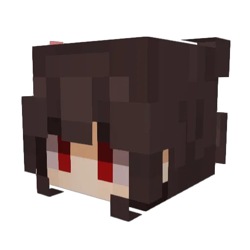 dyddlf2 Minecraft avatar head, 3D render