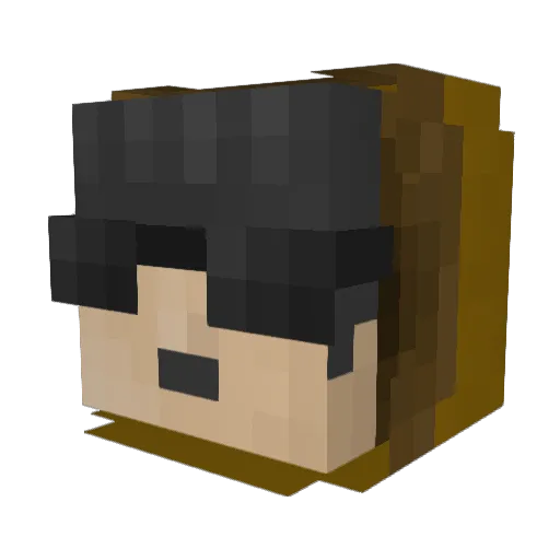 dydwjd137 Minecraft avatar head, 3D render