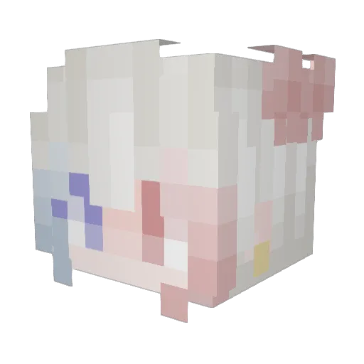 dydwls_ Minecraft avatar head, 3D render