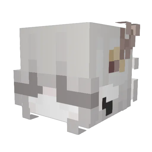 dydxlnx Minecraft avatar head, 3D render