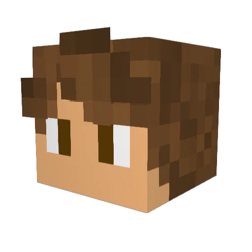 dyea Minecraft avatar head, 3D render