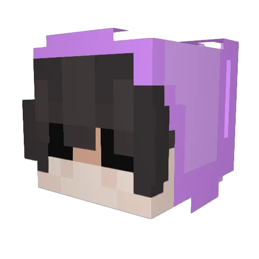 dyieses Minecraft avatar head, 3D render
