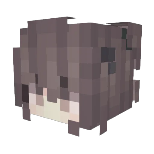 dying_fish_ Minecraft avatar head, 3D render