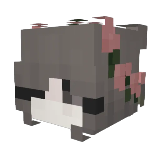 dyingflower296 Minecraft avatar head, 3D render