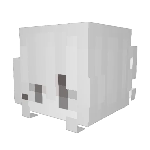 dyinn Minecraft avatar head, 3D render