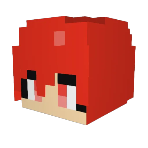 dykwon812 Minecraft avatar head, 3D render