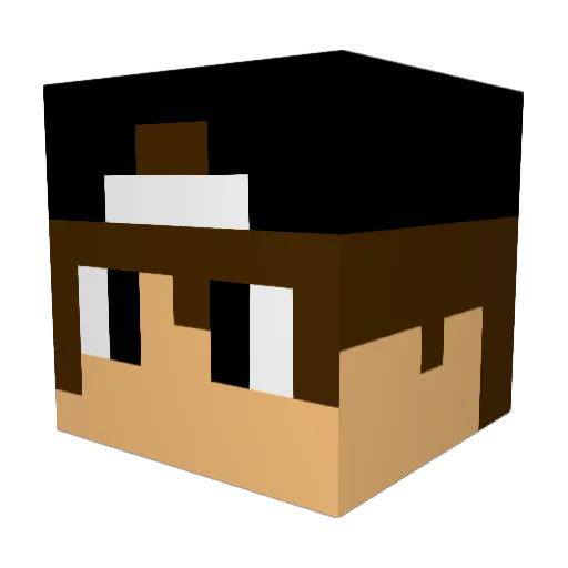dylan1801 Minecraft avatar head, 3D render