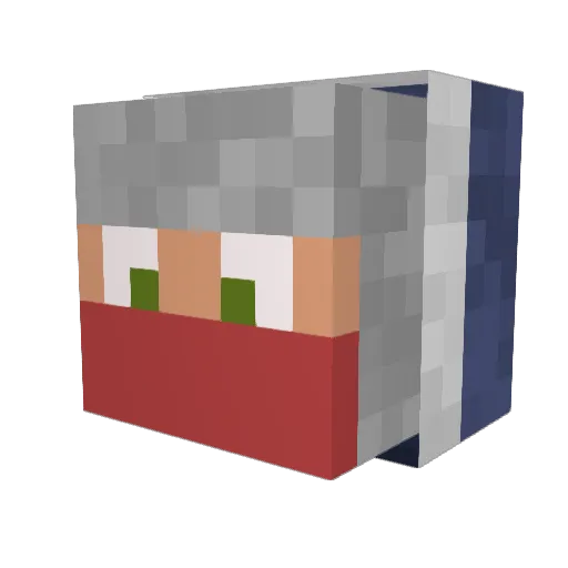 dylan54553 Minecraft avatar head, 3D render