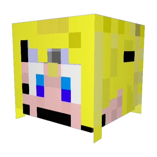 dylan59300 Minecraft avatar head, 3D render