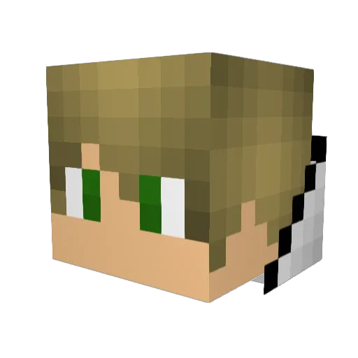 dylanL_85 Minecraft avatar head, 3D render