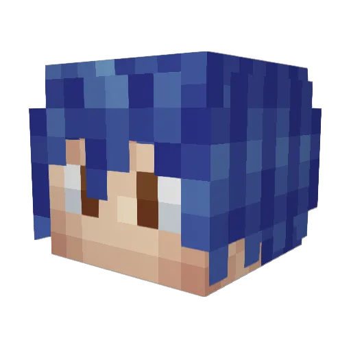 dylanator47 Minecraft avatar head, 3D render