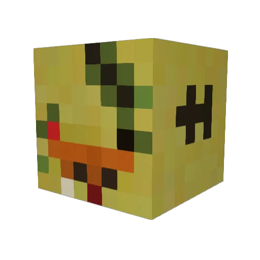 dylanbr19 Minecraft avatar head, 3D render