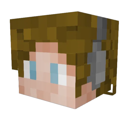 dylanemash Minecraft avatar head, 3D render