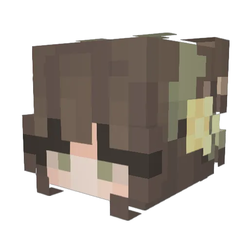 dylanhatesyou Minecraft avatar head, 3D render