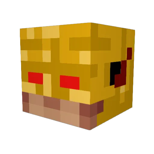 dylanii Minecraft avatar head, 3D render