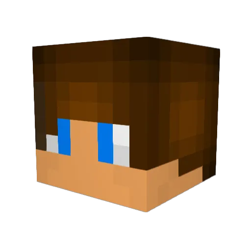 dylanlin90 Minecraft avatar head, 3D render