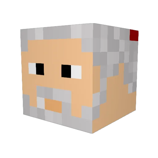 dylanmeehan2 Minecraft avatar head, 3D render