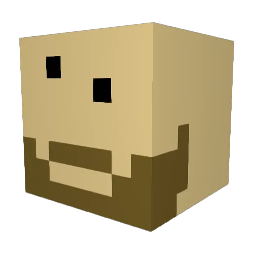 dylanmode Minecraft avatar head, 3D render