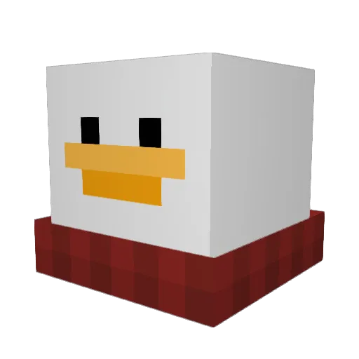 dylanotto Minecraft avatar head, 3D render