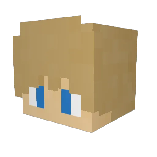dylans06155 Minecraft avatar head, 3D render