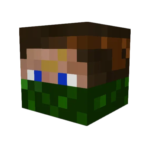 dylanslover Minecraft avatar head, 3D render