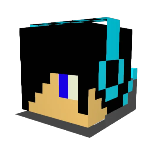 dylantaylor76 Minecraft avatar head, 3D render