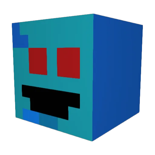 dylbot9000 Minecraft avatar head, 3D render