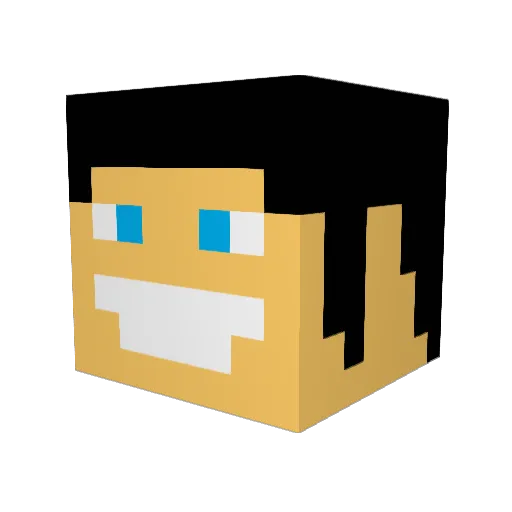 dylexhyper Minecraft avatar head, 3D render