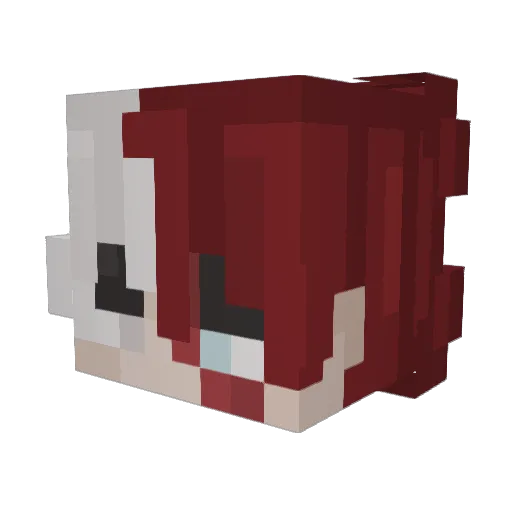 dylflover Minecraft avatar head, 3D render