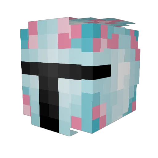 dyllan_duran Minecraft avatar head, 3D render