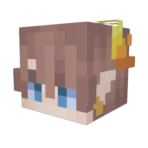 dylmingo Minecraft avatar head, 3D render