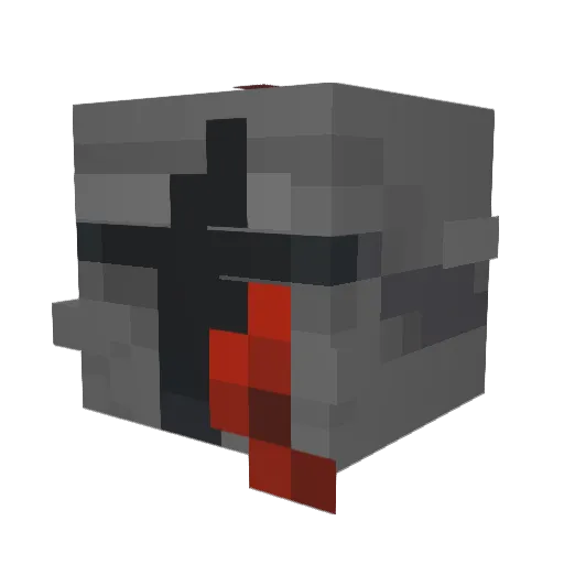 dyln_stm Minecraft avatar head, 3D render
