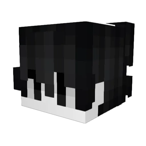 dylqa Minecraft avatar head, 3D render
