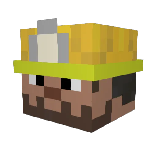 dylster245 Minecraft avatar head, 3D render