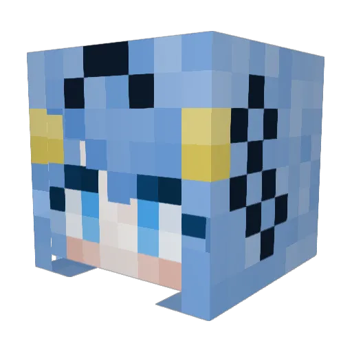 dylvrc Minecraft avatar head, 3D render