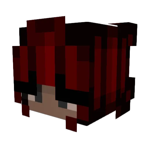 dym33r Minecraft avatar head, 3D render