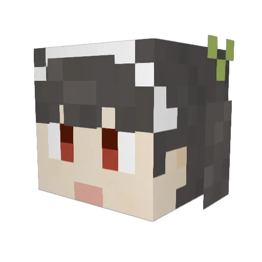 dyna8392 Minecraft avatar head, 3D render