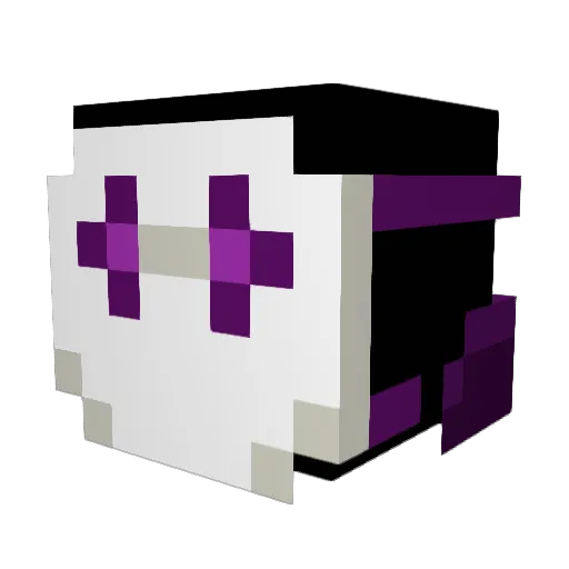 dynamax824 Minecraft avatar head, 3D render