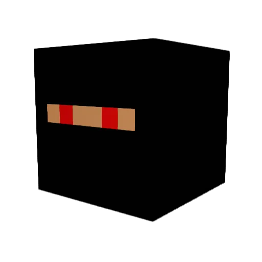 dynamicram Minecraft avatar head, 3D render