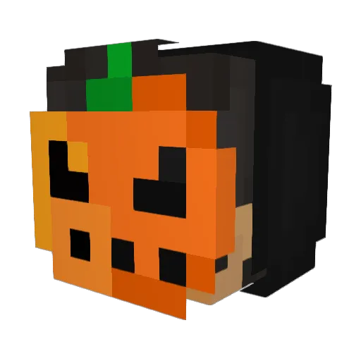dynia360 Minecraft avatar head, 3D render