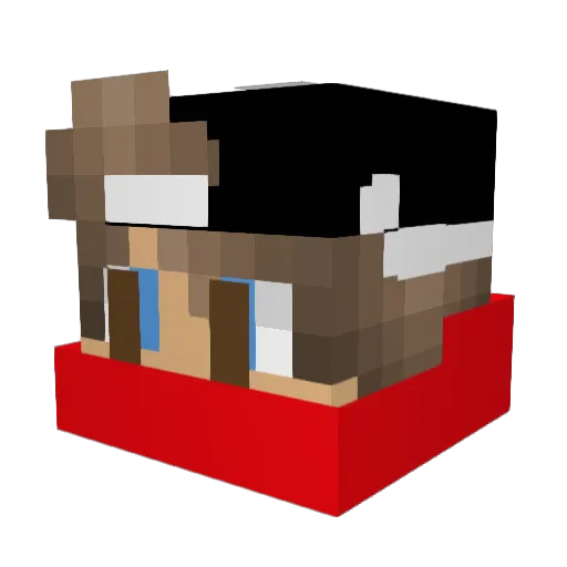 dyonmulder2002 Minecraft avatar head, 3D render