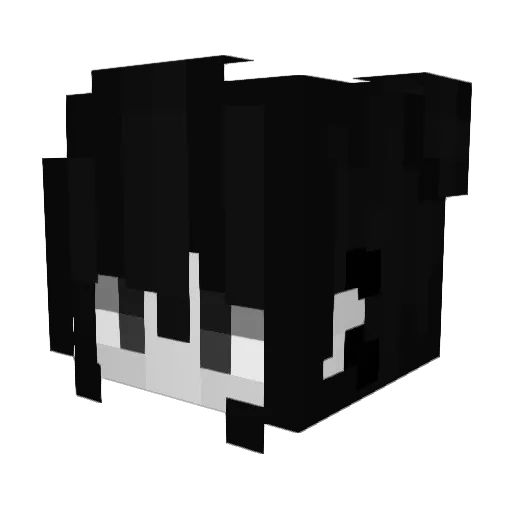 dysagio Minecraft avatar head, 3D render