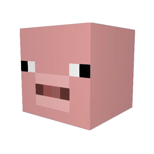 dysh2013 Minecraft avatar head, 3D render