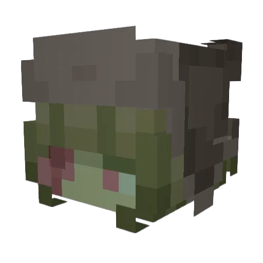 dyslexeli Minecraft avatar head, 3D render
