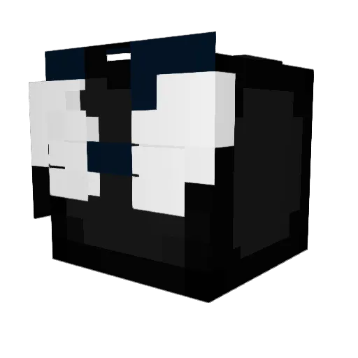 dysni Minecraft avatar head, 3D render