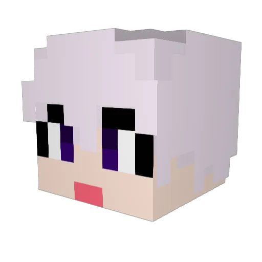 dyspakxlr Minecraft avatar head, 3D render