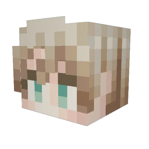 dytlj007 Minecraft avatar head, 3D render