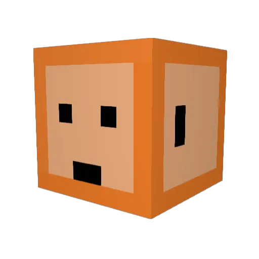 dyuwuc123 Minecraft avatar head, 3D render